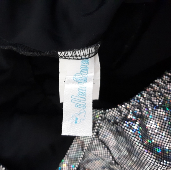 I Heart Raves Holographic Hooded Romper - Picture 5 of 5